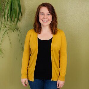 Sold Yellow small cardigan